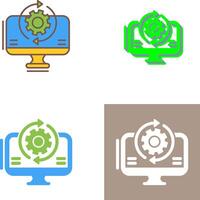 Synchronization Icon Design vector