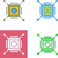 Maximize Icon Design vector