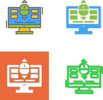 Scroll Icon Design vector
