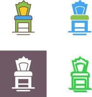 Chair Icon Design vector