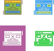 Error Icon Design vector