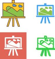 Canvas Icon Design vector