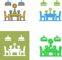 Table Icon Design vector