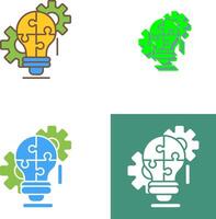 Problem Solving Icon Design vector