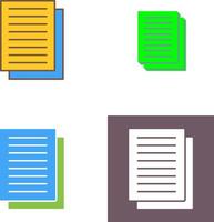 Document Icon Design vector