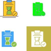 Hourglass Icon Design vector