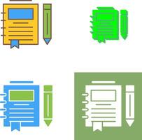 Journal Icon Design vector