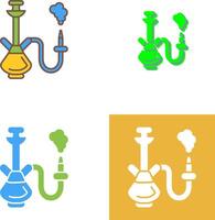 Hookah Icon Design vector