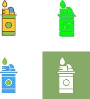 diseño de icono más ligero vector