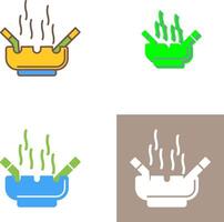 Ashtray Icon Design vector