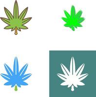 Weed Icon Design vector