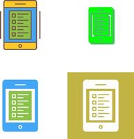 Online Test Icon Design vector