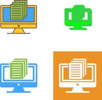 Document Icon Design vector