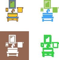 Washbasin Icon Design vector