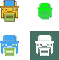 Printer Icon Design vector