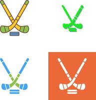 Ice Hockey Icon Design vector