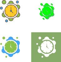 Clock Icon Design vector