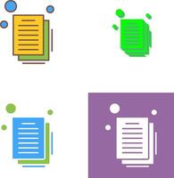 Document Icon Design vector