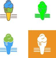 Ice Cream Icon Design vector