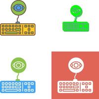 Keylogger Icon Design vector