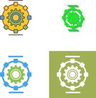 automatizado proceso icono diseño vector