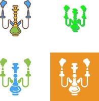 Shisha Icon Design vector