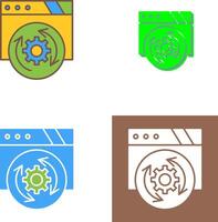 Update Icon Design vector