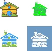 Cabin Icon Design vector