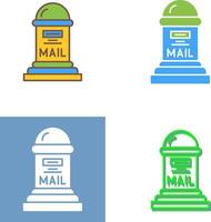 diseño de icono de buzón de correo vector