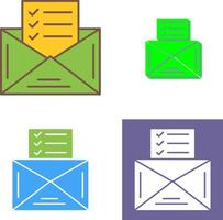 Check List Icon Design vector