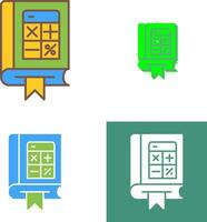 Mathematics Icon Design vector