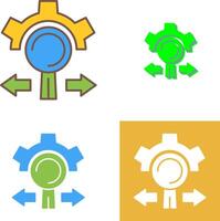 Research and Development Icon Design vector