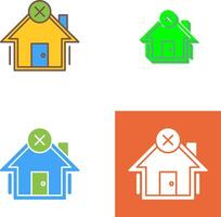 Non Verify Icon Design vector