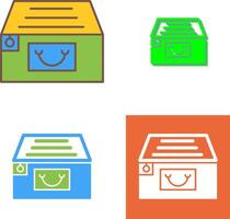 diseño de icono de archivador vector