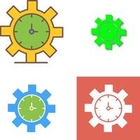 diseño de icono de gestión del tiempo vector