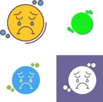 Unhappy Icon Design vector