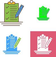 Check List Icon Design vector