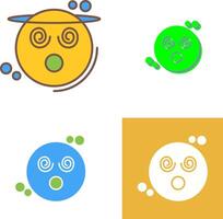 Dizzy Icon Design vector