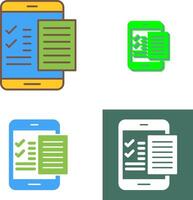 Check List Icon Design vector