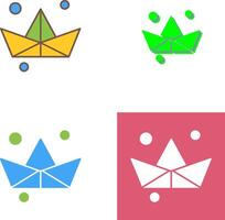 origami icono diseño vector