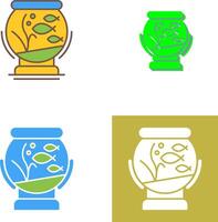 Fishbowl Icon Design vector