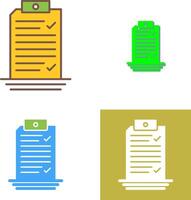 Check List Icon Design vector