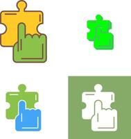 Quick Selection Icon Design vector