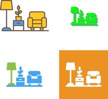 Living Room Icon Design vector