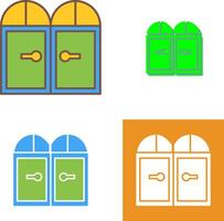 Door Icon Design vector