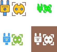Socket Icon Design vector