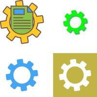 Cogwheel Icon Design vector