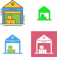 Warehouse Icon Design vector