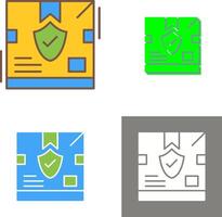 diseño de icono de caja de entrega vector