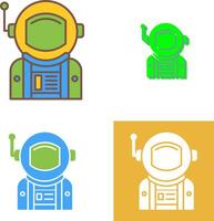 Astronaut Icon Design vector